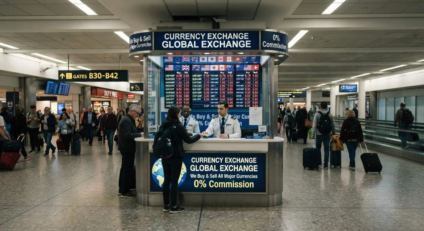 Airport Currency Exchanges: What the Rate Boards Don't Tell You