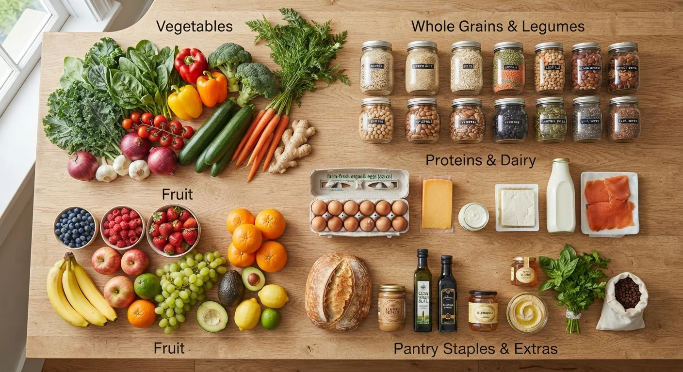Building a Grocery List That Reflects Balanced Eating Principles