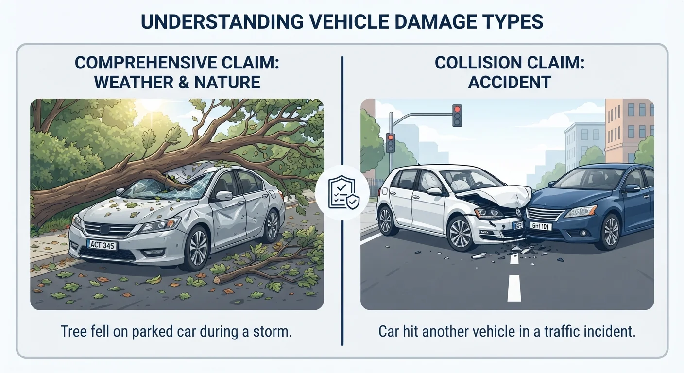 Collision vs. Comprehensive Coverage: Knowing Which Applies to Your Claim