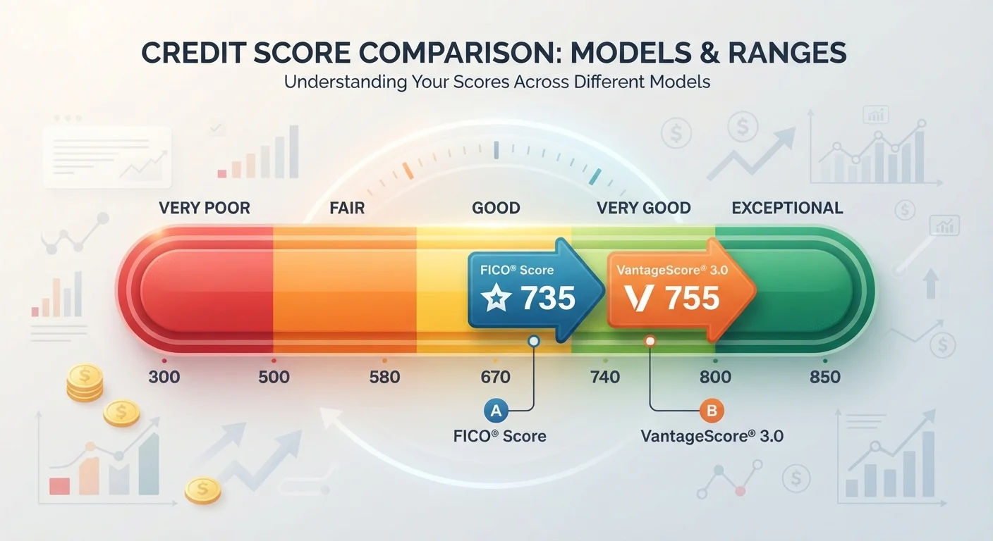 Credit Score Ranges Across Scoring Models: What the Numbers Mean in Practice