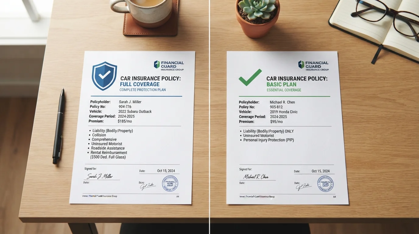Full Coverage vs. Minimum Coverage: The Real Trade-Offs