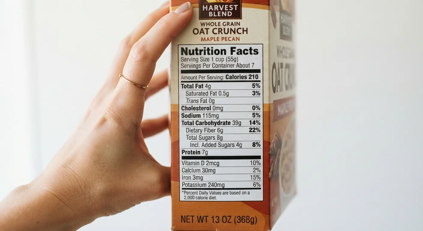 Reading a Nutrition Facts Panel Without Getting Overwhelmed