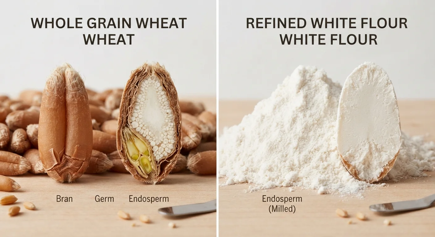 Why Whole Grains and Refined Grains Affect the Body Differently